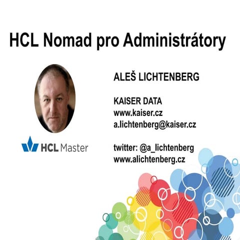HCL Nomad pro Administratory - CZ