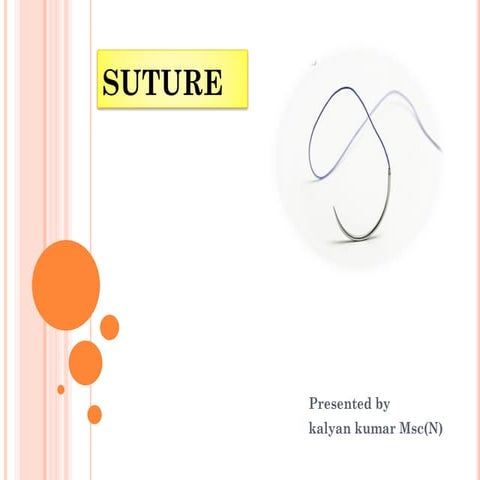 Suture  ( Stitches )