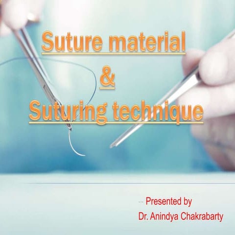 Suture material & suturing technique 