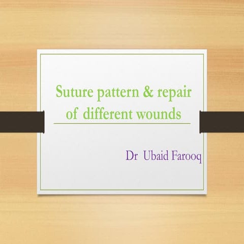 Principles of incision and wound closure | PPT