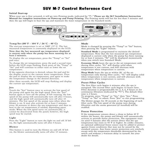 Suv m 7 | PDF