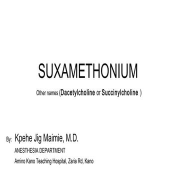 Suxamethonium 