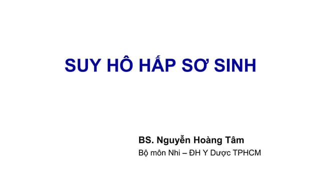 Suy Hô Hấp Triệu Chứng: Nguyên Nhân và Phương Pháp Điều Trị Hiệu Quả