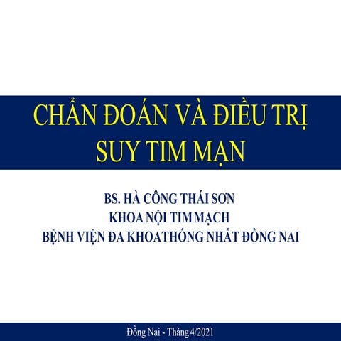 Suy tim mạn - Hà Công Thái Sơn.pptx