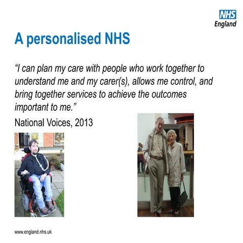 End of life care planning with people who have a personal health budget ...