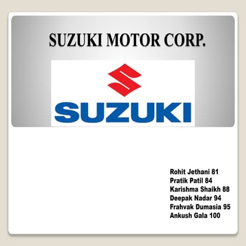 Suzuki Motor Corp