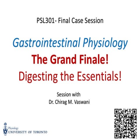 Comprehensive Tutorial on Gastrointestinal Physiology and Digestive ...
