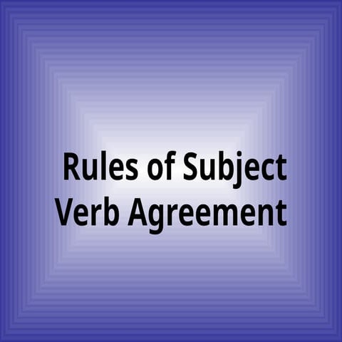 Subject and Verb Agreement - English 8.pptx