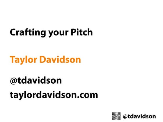 Pitching for Fundraising - SVA