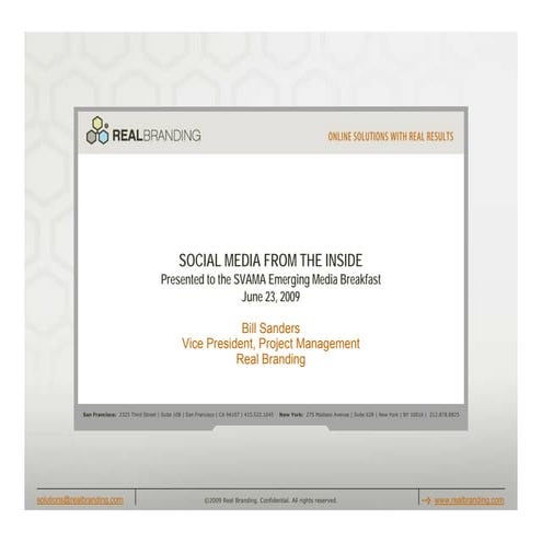 SVAMA Social Media From The Inside