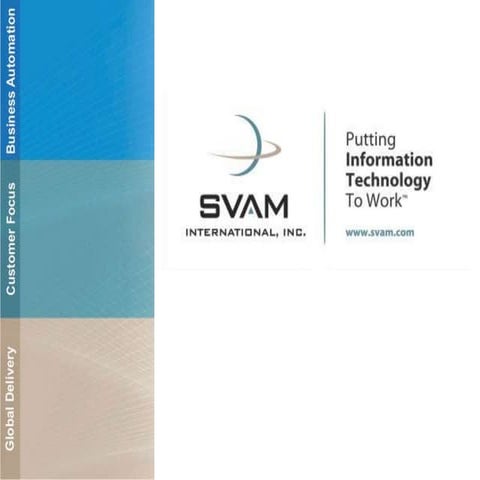 SVAM Corporate Overview