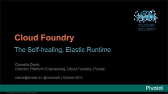 Cloud Foundry Introduction (w Demo) at Silicon Valley Code Camp