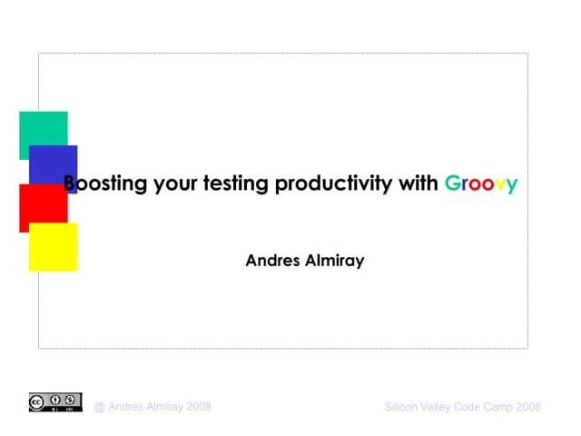 Svcc Groovy Testing
