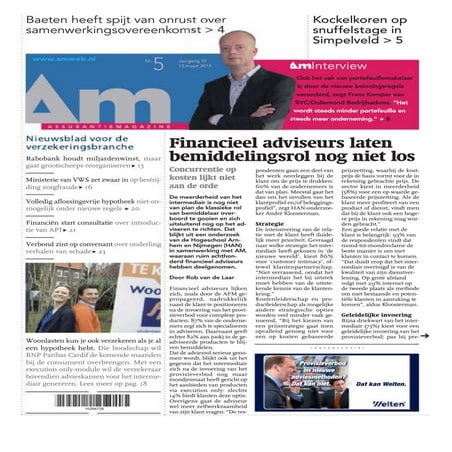 Ontwikkelingen waardering assurantieportefeuilles