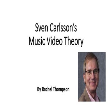 Sven carlsson’s music video theory