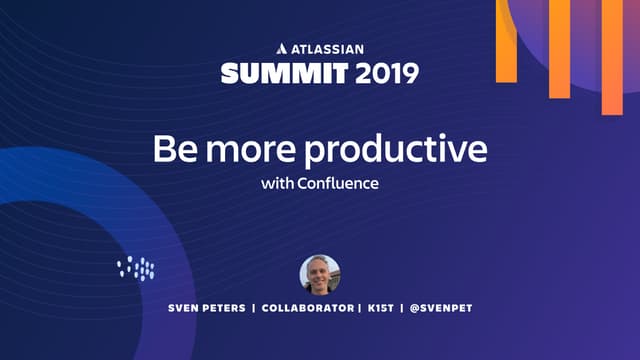 Be More Productive with Confluence