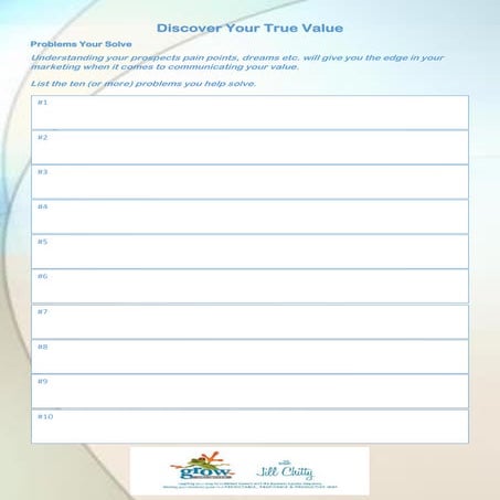 Discover Your True Value