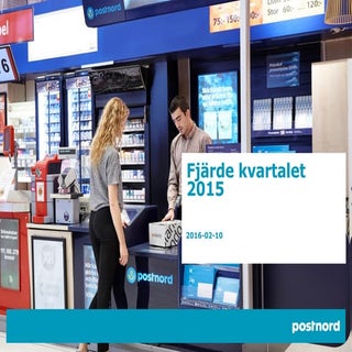 Presentation av bokslutskommunikén ...