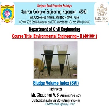 Sludge Volume Index (SVI)