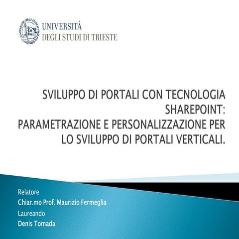 Introduzione a sharepoint | PPTX