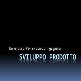 Sviluppo Prodotto