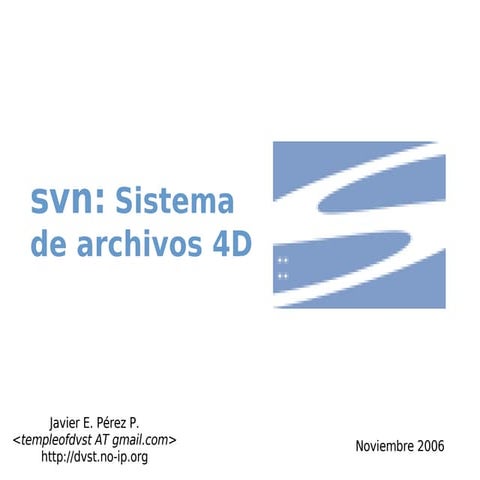 Svn: Sistema de archivos 4d