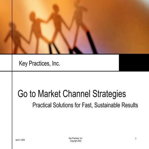 Creating a Go To Market Channel Strategy