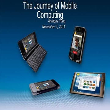 The Journey of Mobile Computing | PPT