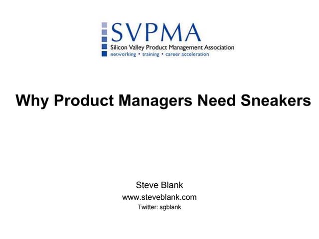 Why Product Managers Need Sneakers