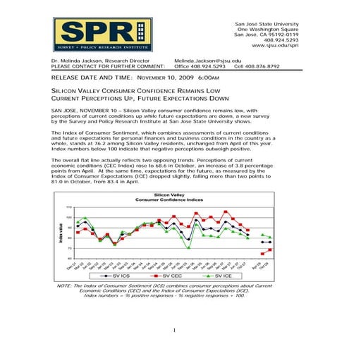 Sv Pulse Consumer Confidence   Fall 2009