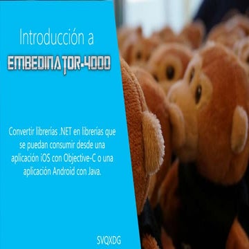 SVQXDG - Introducción a Embeddinator-4000