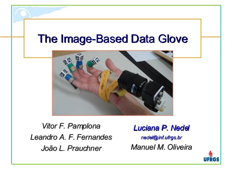 The Imagebased data glove presentation