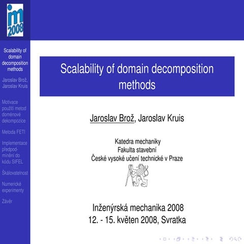 Conference Engineering mechanics 2008