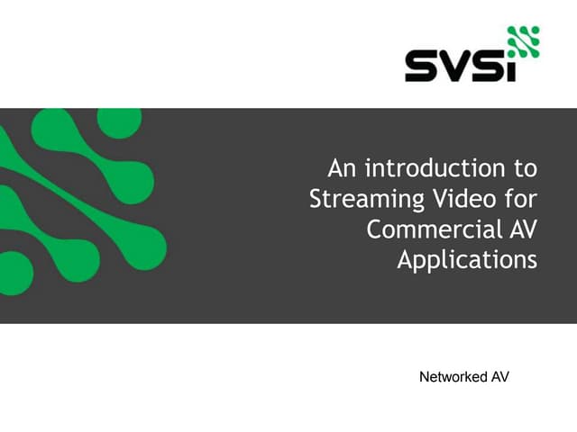 Video-over-IP for AV