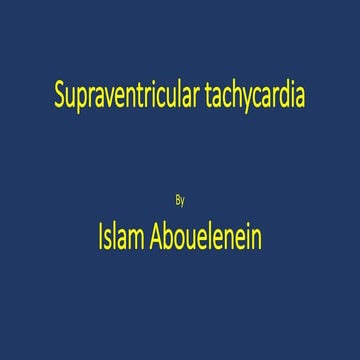 @CASE PRESENTATION ON SVT(SUPRA VENTRICULAR TACHYCARDIA.pptx