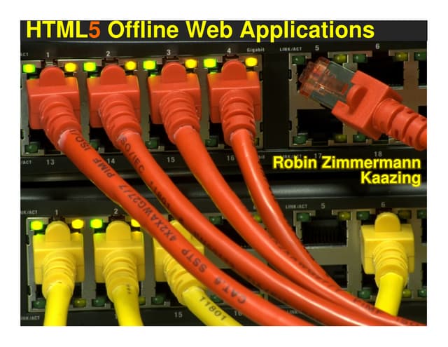 HTML5 Offline Web Applications (Silicon Valley User Group)