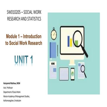 INTRODUCTION TO SOCIAL SCIENCE RESEARCH - SCOPE AND SCIENTIFIC INQUIRY ...