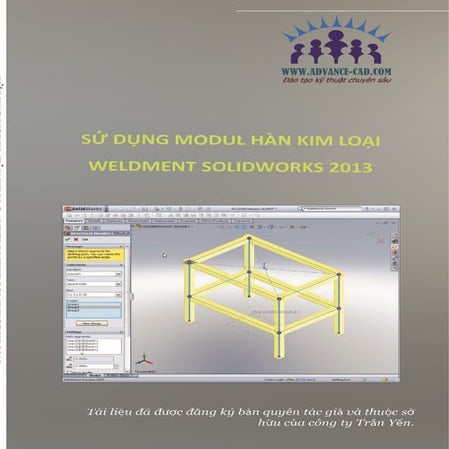 Hướng dẫn modul hàn kim loại Solidworks (Demo)