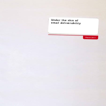 How to get your emails delivered into the inbox | PDF