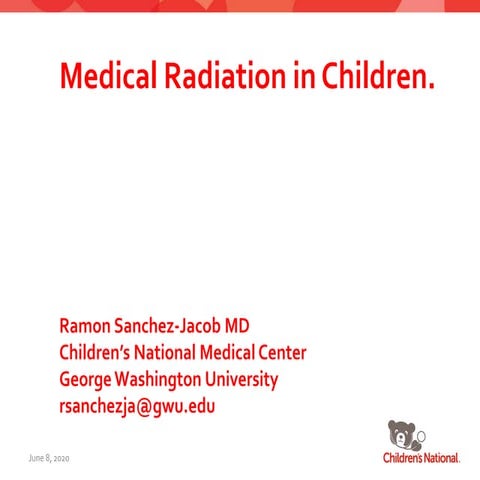 Protección Radiológica en Radiología Pediátrica