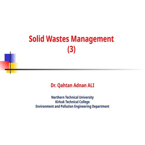 Collection of solid waste | PPTX