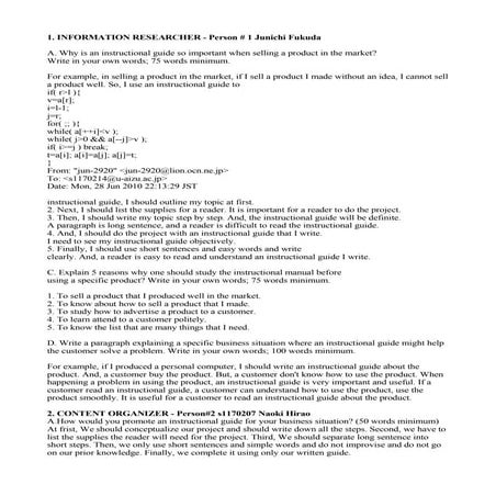 7. Writing Instructions | PDF