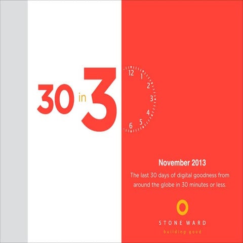 Stone Ward 30 in 30 November 2013