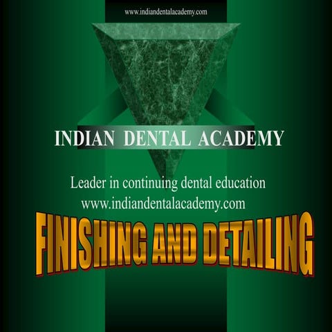 Swa /certified fixed orthodontic courses by Indian dental academy 