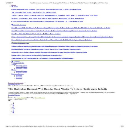  NDTV Swachh Warriors