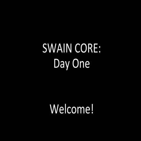 Swain UBD - Day 1