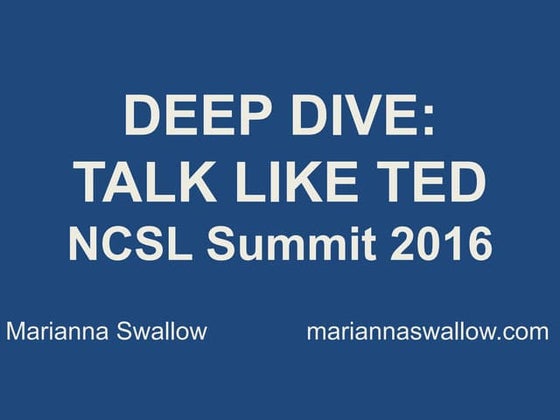 Marianna Swallow - Talk Like TED