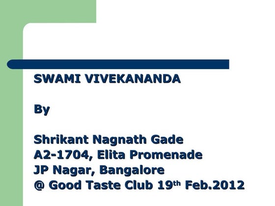 Swami vivekananda 