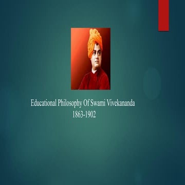 educational philosophy of Swami Vivekananda