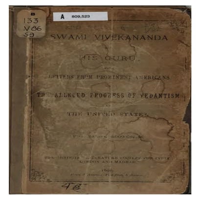 Swami Vivekananda and His Guru